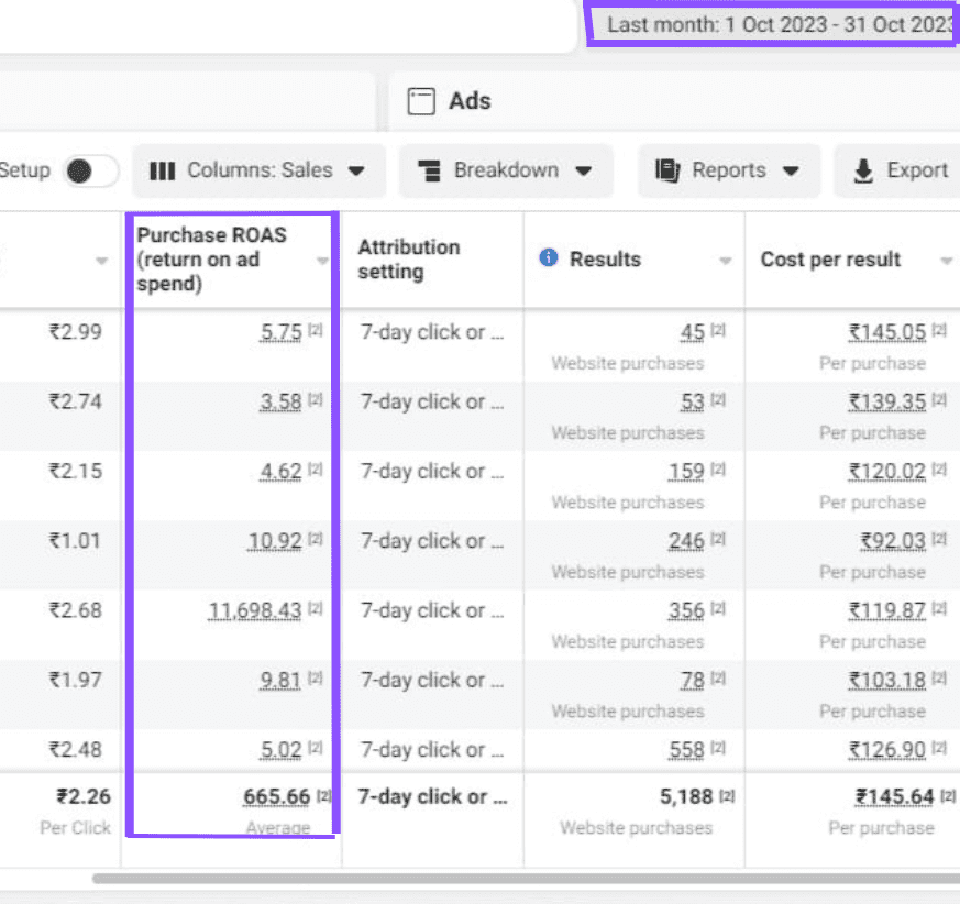 Facebook Ads Manager Result (3)